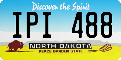 ND license plate IPI488