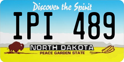 ND license plate IPI489