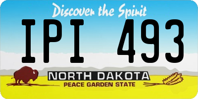 ND license plate IPI493