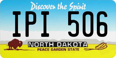 ND license plate IPI506