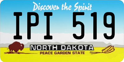 ND license plate IPI519