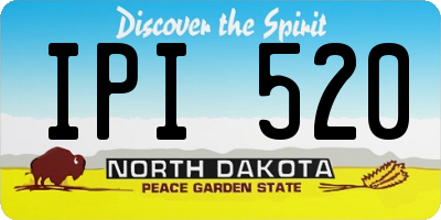 ND license plate IPI520