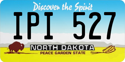 ND license plate IPI527