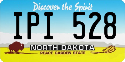 ND license plate IPI528
