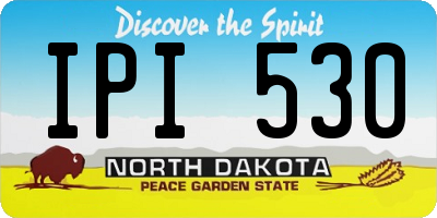 ND license plate IPI530