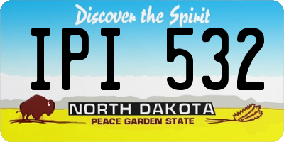 ND license plate IPI532