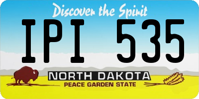 ND license plate IPI535
