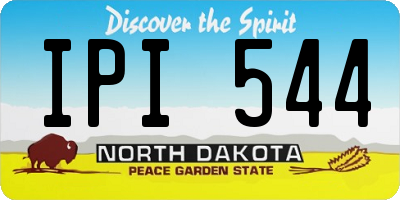 ND license plate IPI544