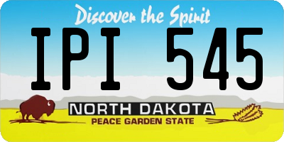ND license plate IPI545