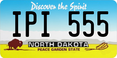 ND license plate IPI555