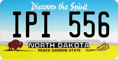 ND license plate IPI556