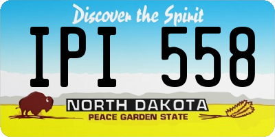 ND license plate IPI558
