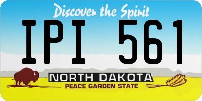 ND license plate IPI561