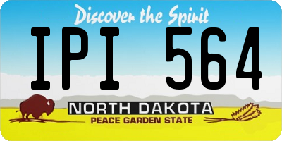 ND license plate IPI564