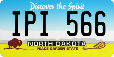 ND license plate IPI566