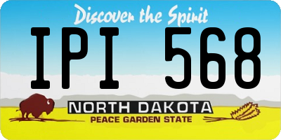 ND license plate IPI568