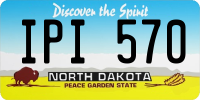 ND license plate IPI570