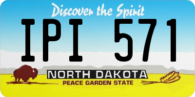ND license plate IPI571