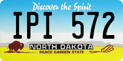 ND license plate IPI572