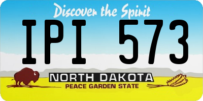 ND license plate IPI573