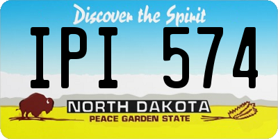 ND license plate IPI574