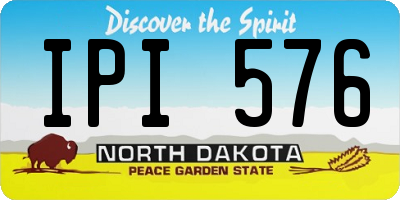 ND license plate IPI576