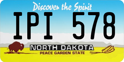 ND license plate IPI578