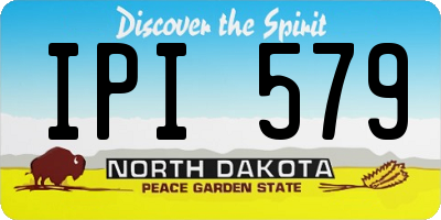 ND license plate IPI579
