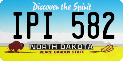 ND license plate IPI582