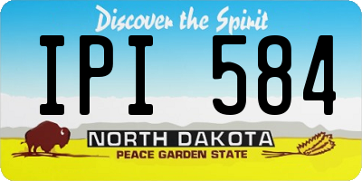 ND license plate IPI584