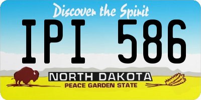 ND license plate IPI586