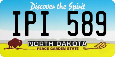 ND license plate IPI589