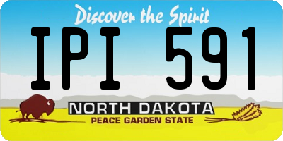 ND license plate IPI591