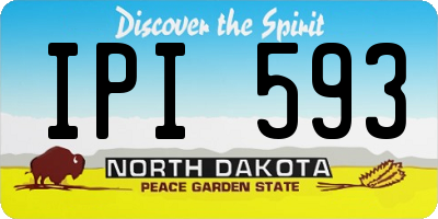 ND license plate IPI593