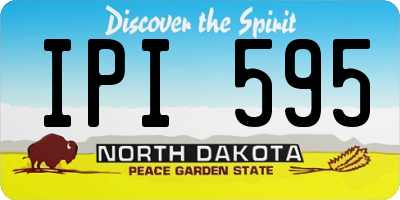 ND license plate IPI595