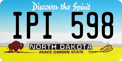 ND license plate IPI598