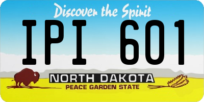 ND license plate IPI601