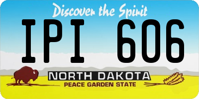 ND license plate IPI606