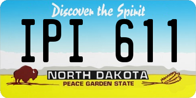 ND license plate IPI611