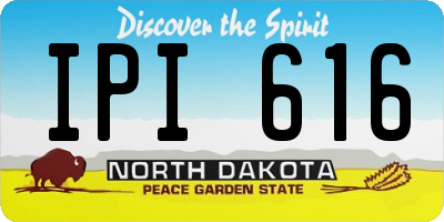 ND license plate IPI616