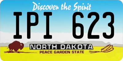 ND license plate IPI623