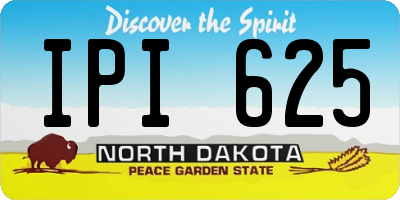 ND license plate IPI625