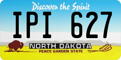 ND license plate IPI627
