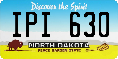 ND license plate IPI630