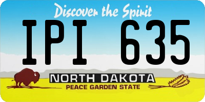 ND license plate IPI635