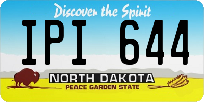 ND license plate IPI644