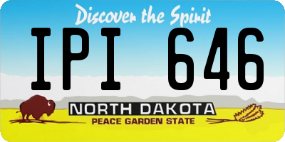 ND license plate IPI646