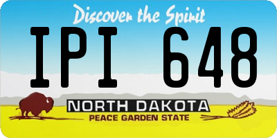 ND license plate IPI648