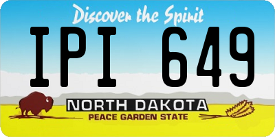 ND license plate IPI649