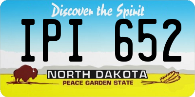 ND license plate IPI652